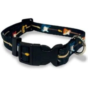 NEW FENDER GUITARS Dog Collar Size MEDIUM M 13.5"-22" Polyester Perris Pet